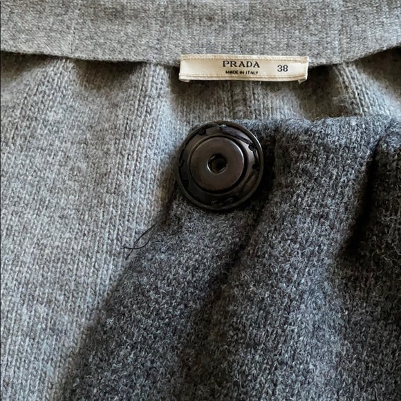 SOLD❌Rare vintage PRADA Gray Jacket/Sweater/Bolero Sz38 - Picture 7 of 9